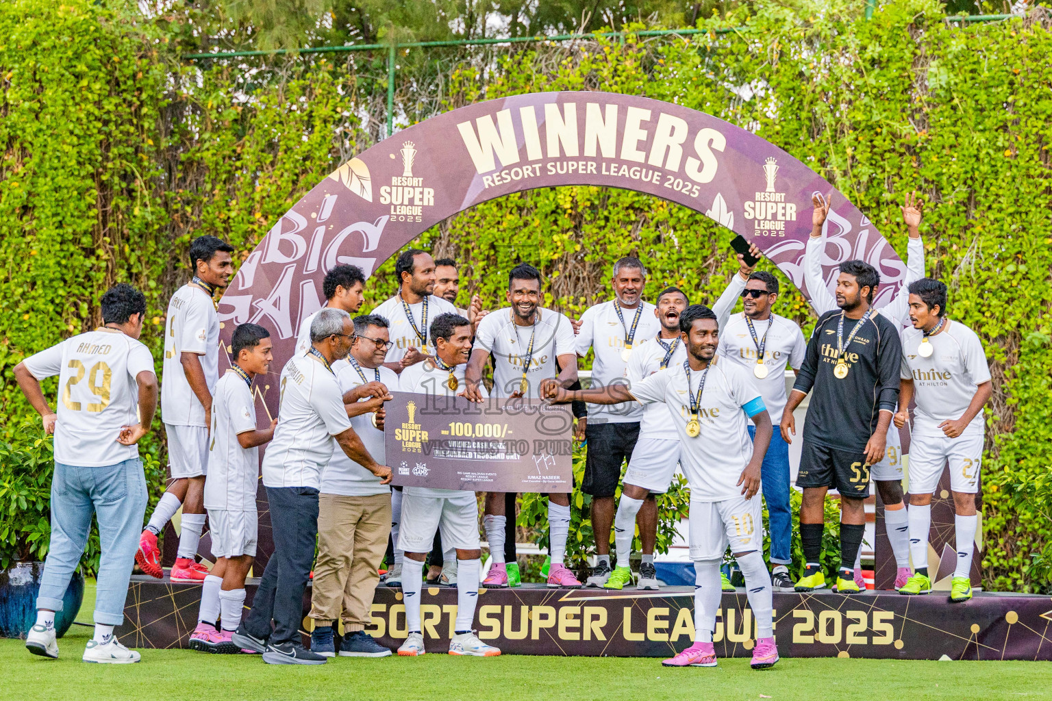 Conrad Maldives vs Joali Maldives in the Final of Resort Super League 2025 was held on Wednesday, 5th November 2025 in Jumeirah Olhaheli Island Maldives, Photos: Areef Adam / images.mv