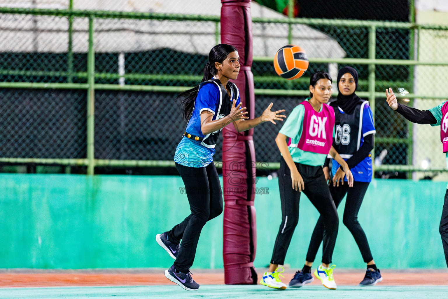 Day 5 of 23rd Netball Association Championship was held in Ekuveni Netball Court at Male', Maldives on Thursday, 2nd May 2024. Photos: Nausham Waheed / images.mv