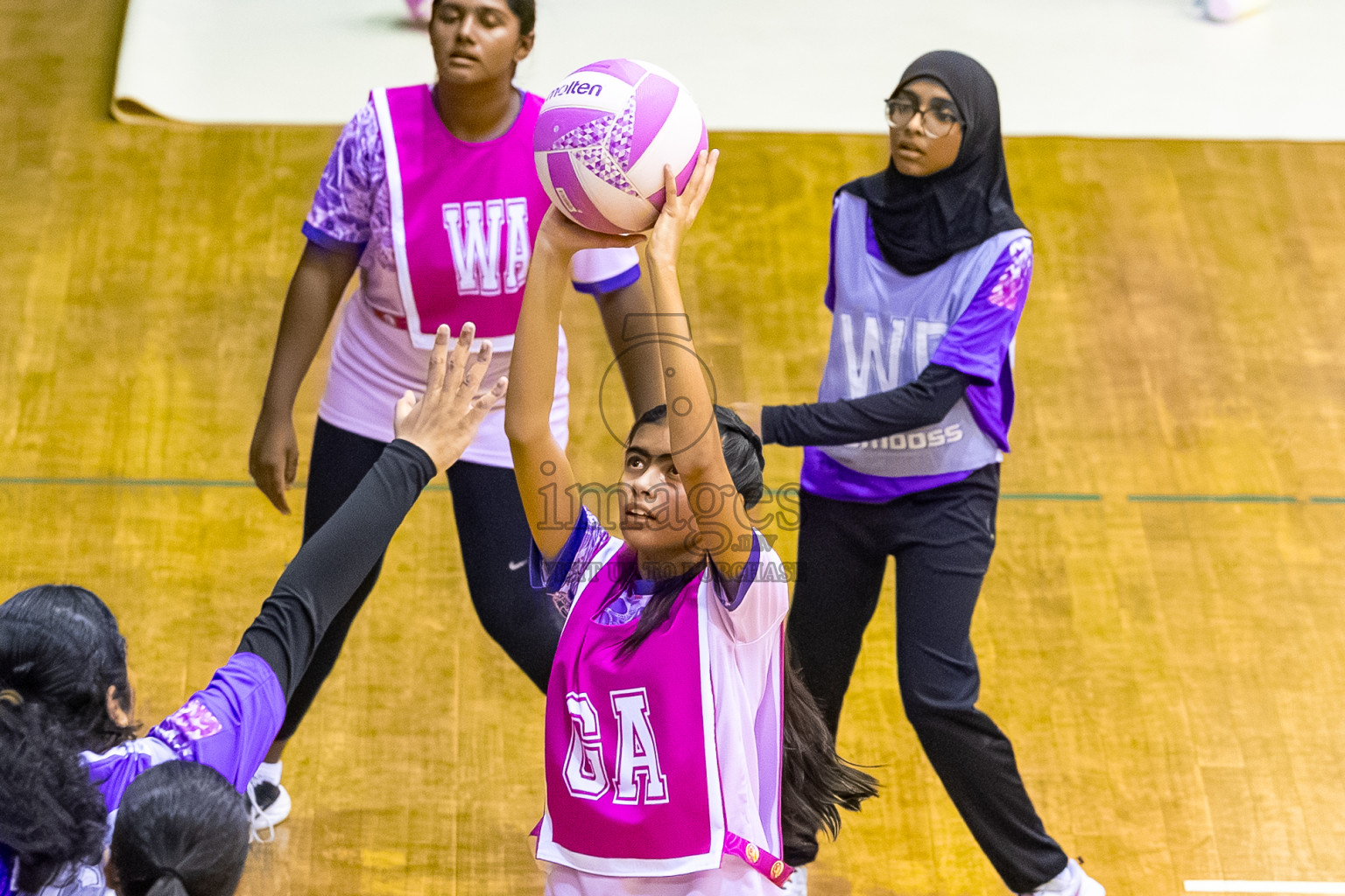 Day 9 of 24th Milo Netball Association Championship was held in Social Center at Male', Maldives on Tuesday, 9th September 2025. Photos: Mohamed Mahfooz Moosa / images.mv