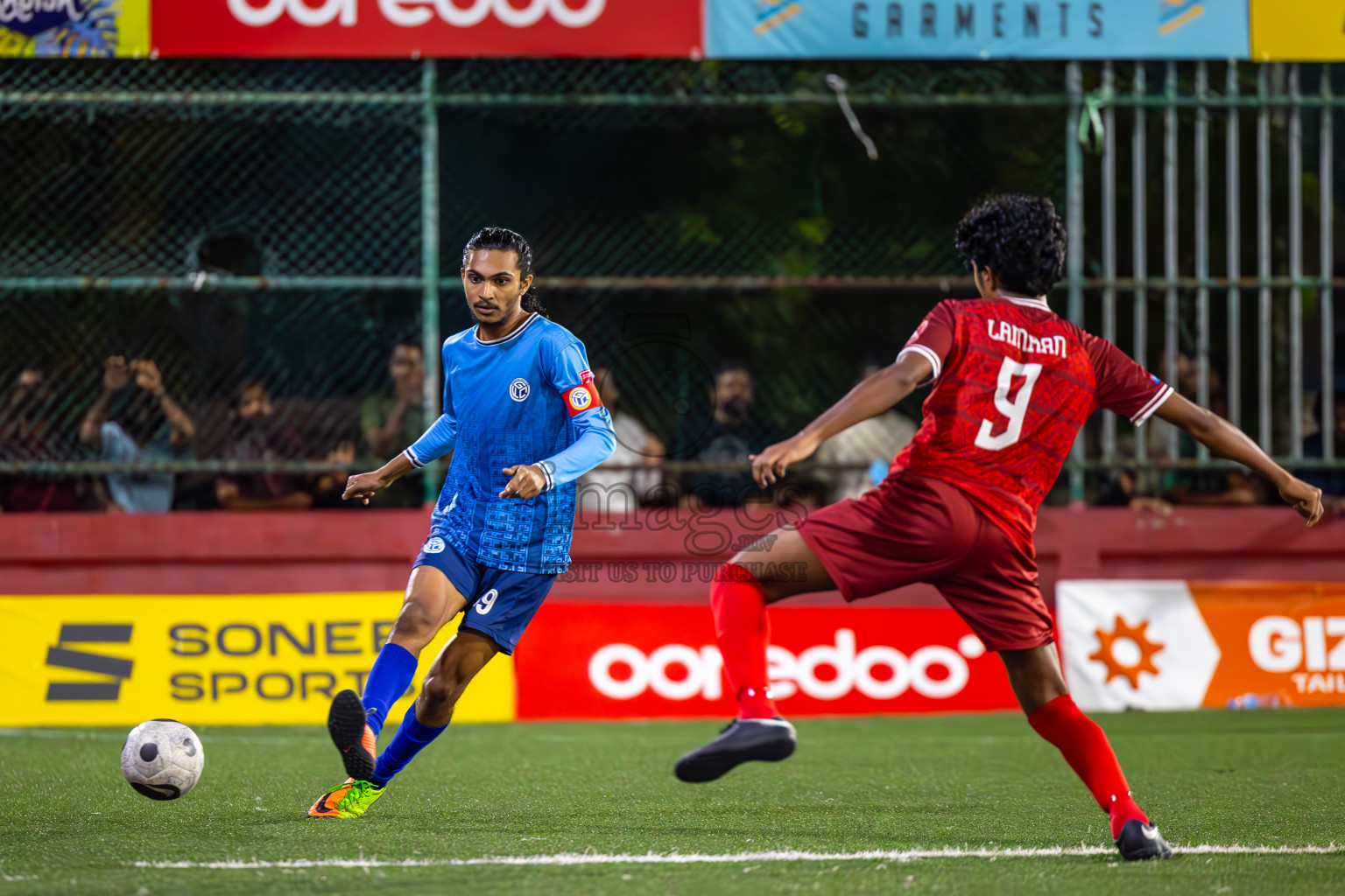 GA Dhevvadhoo vs GA Gemanafushi in Day 24 of Golden Futsal Challenge 2024 was held on Wednesday , 7th February 2024 in Hulhumale', Maldives
Photos: Ismail Thoriq / images.mv