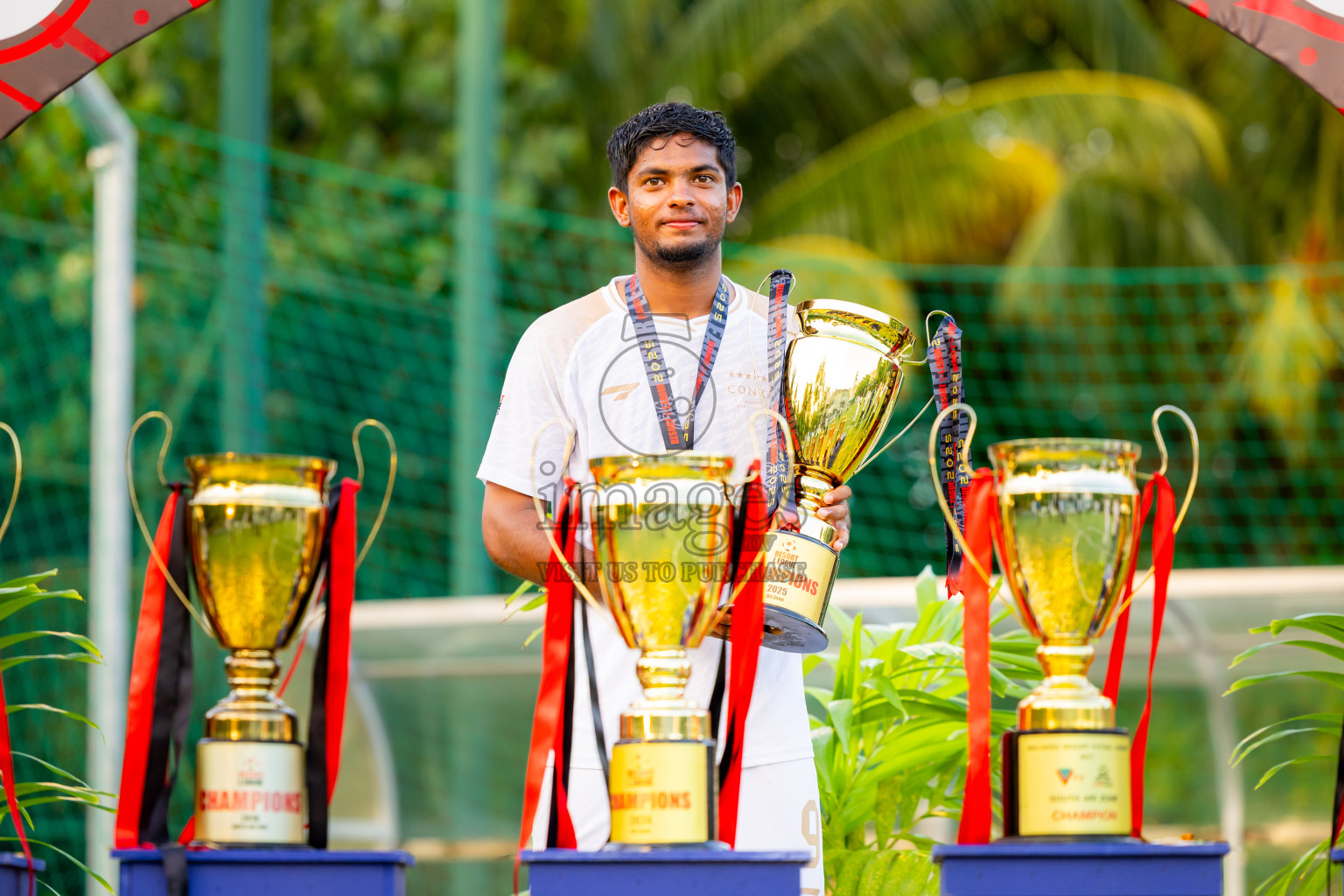 Barcelo vs Conrad in the Final of Resort League 2025 (Ari Zone) was held on Sunday, 28th June 2025 in Conrad Maldives Rangali Island, Alif Dhaalu Atoll, Maldives. Photos: Nausham Waheed / images.mv