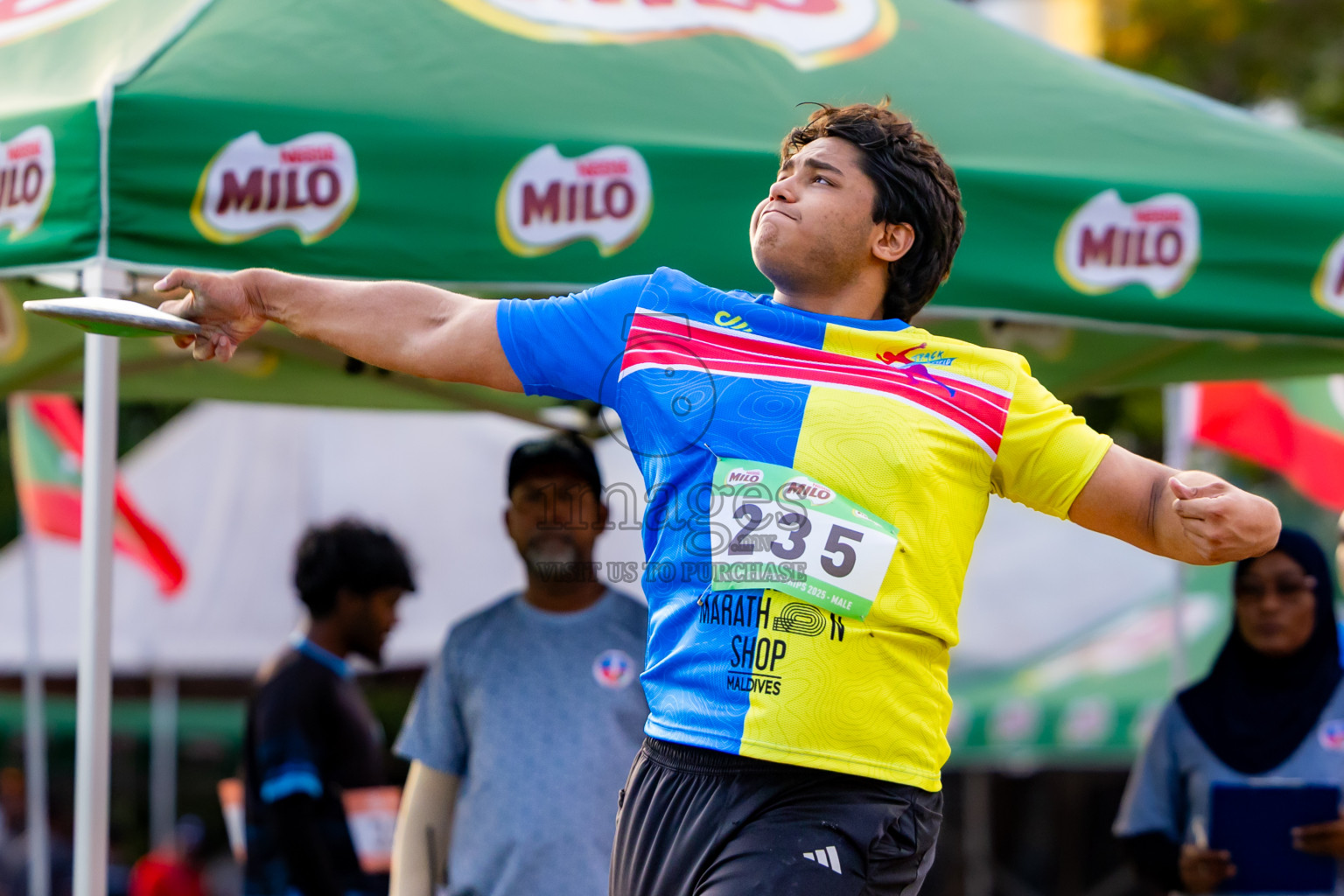 Day 1 of National Athletics Championship 2025 was held at Ekuveni Running Ground in Male', Maldives on Thursday, 14th August 2025. Photos: Nausham Waheed / images.mv