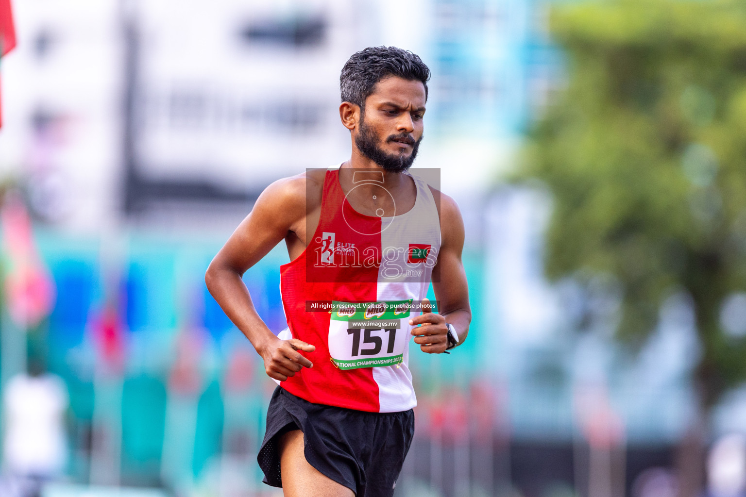 Day 2 of National Athletics Championship 2023 was held in Ekuveni Track at Male', Maldives on Friday, 24th November 2023. Photos: Nausham Waheed / images.mv