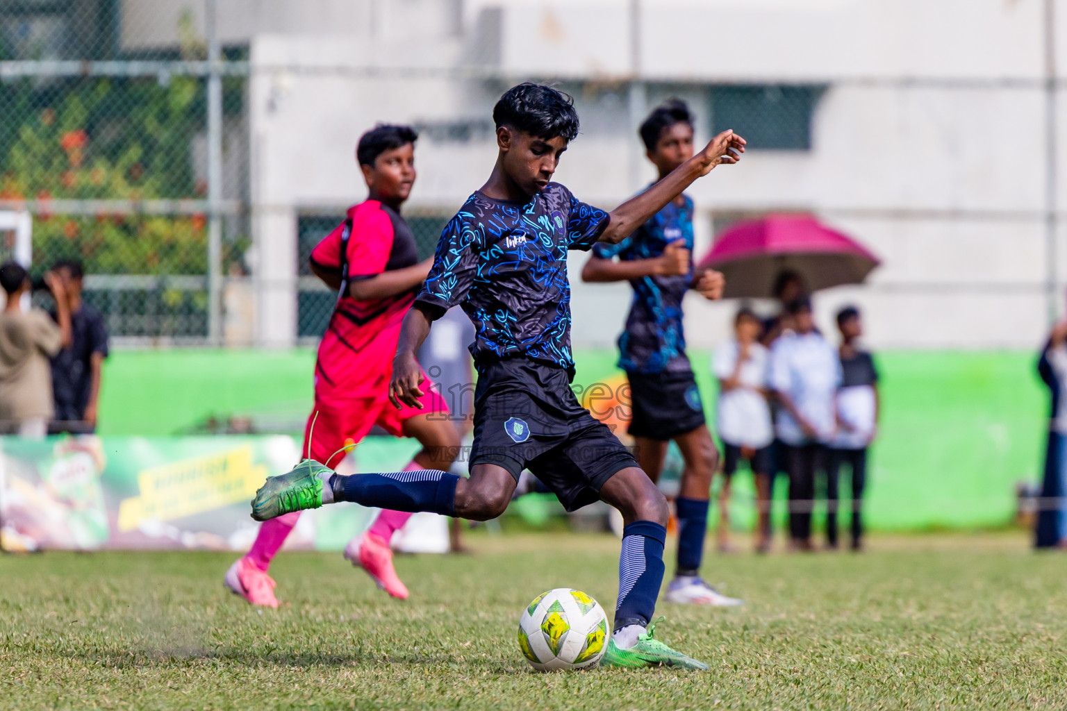 Day 2 of MILO Academy Championship 2024 Under 14 held in Henveyru Stadium, Male', Maldives on Friday, 1st November 2024. Photos: Nausham Waheed / Images.mv