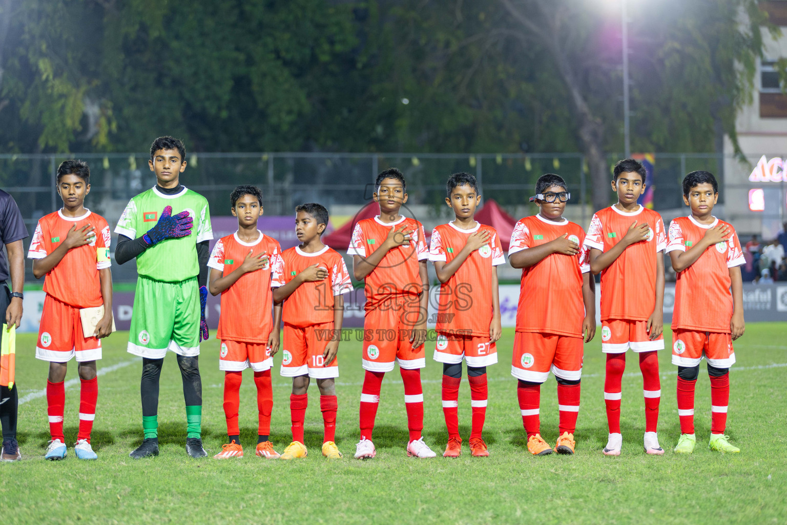 Maziya vs Hurriya (U12) in Day 4 of Dhivehi Youth League 2024 held at Henveiru Stadium on Thursday, 28th November 2024. Photos: Shuu Abdul Sattar/ Images.mv