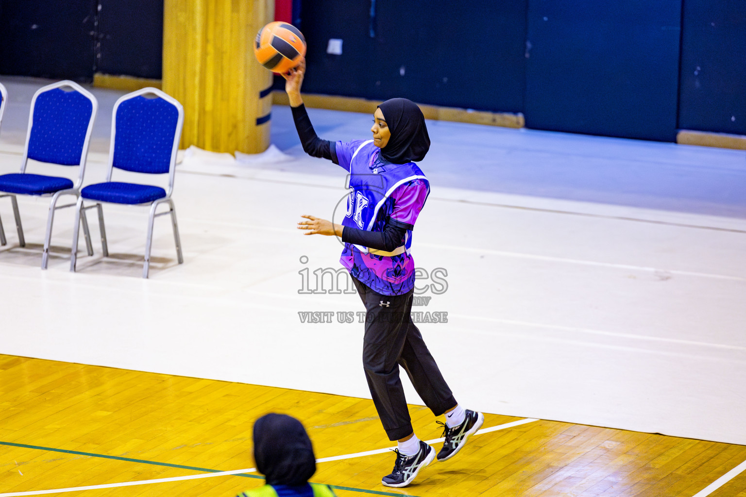 Day 2 of 21st National Netball Tournament was held in Social Canter at Male', Maldives on Thursday, 10th May 2024. Photos: Nausham Waheed / images.mv