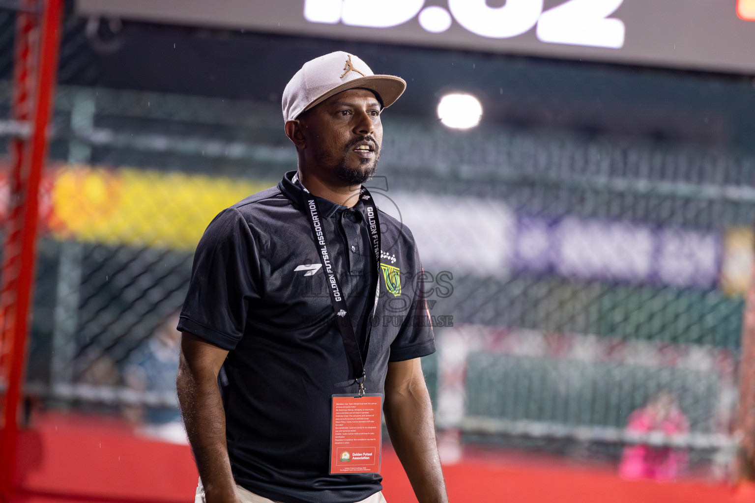HDh Nellaidhoo vs HDh Vaikaradhoo in Day 9 of Golden Futsal Challenge 2025 was held on Monday, 13th January 2025, in Hulhumale', Maldives
Photos: Ismail Thoriq / images.mv