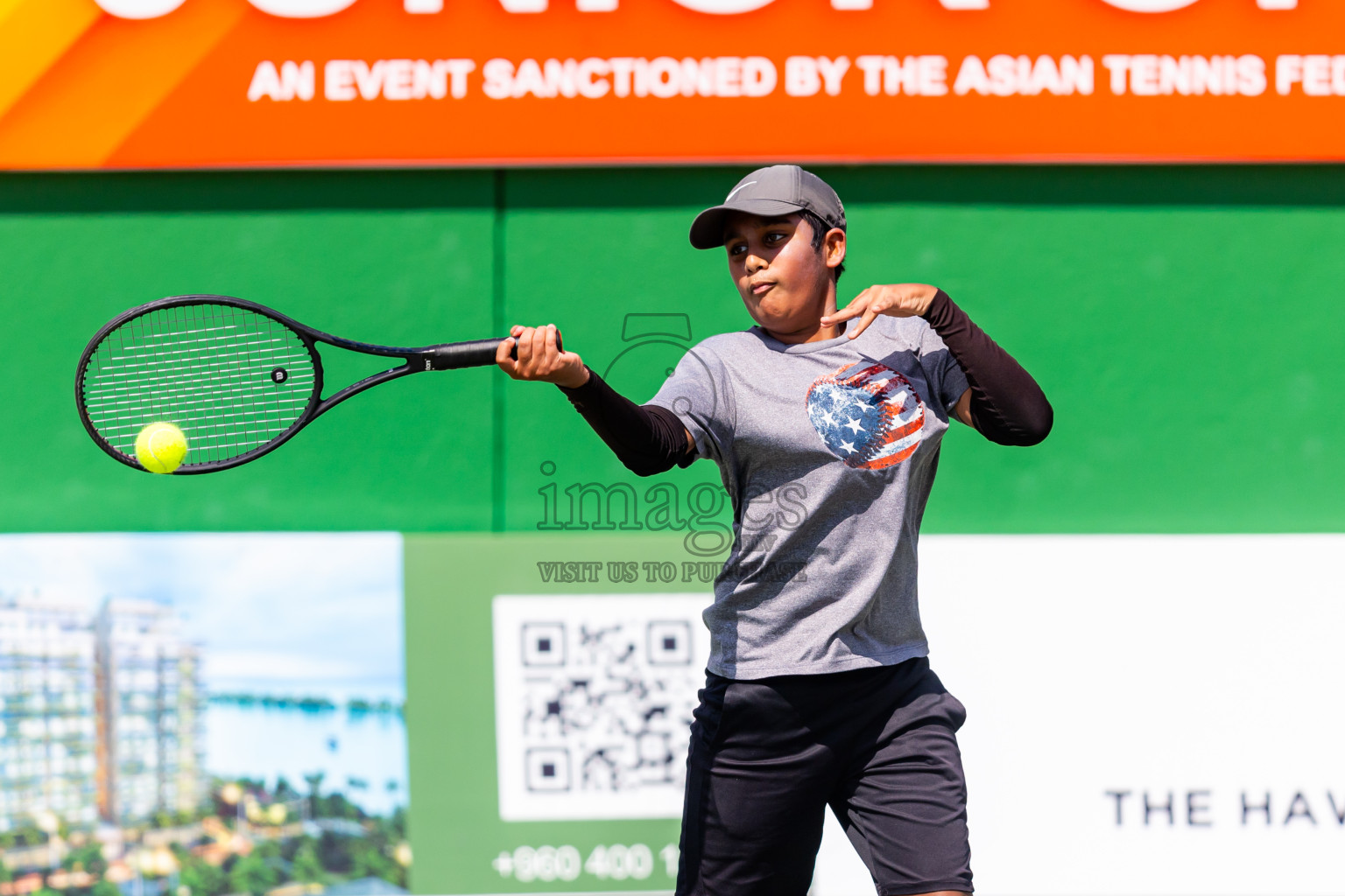 Day 1 of ATF Maldives Junior Open Tennis was held in Male' Tennis Court, Male', Maldives on Monday, 9th December 2024. Photos: Nausham Waheed / images.mv