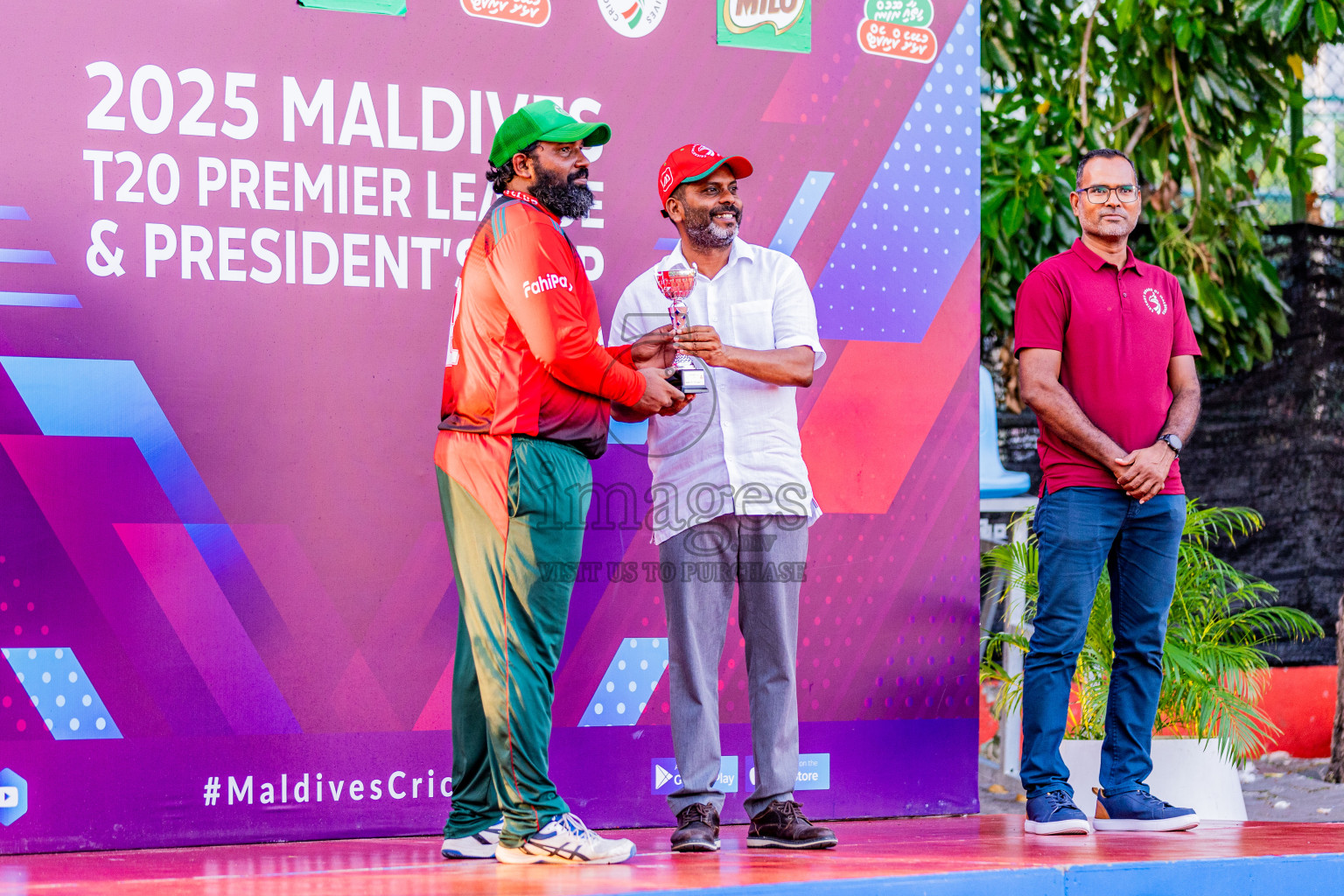 Final of the President's T20 Cricket Cup 2025 held on 8th August 2025, in Ekuveni Cricket Grounds, Male', Maldives. Photos: Areef Adam / Images.mv