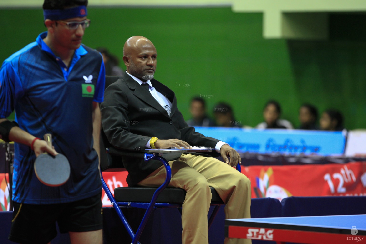 Day 3 of Maldives Table Tennis team events in the South Asian Games in Shillong, India(Images.mv Photo: Mohamed Ahsan)