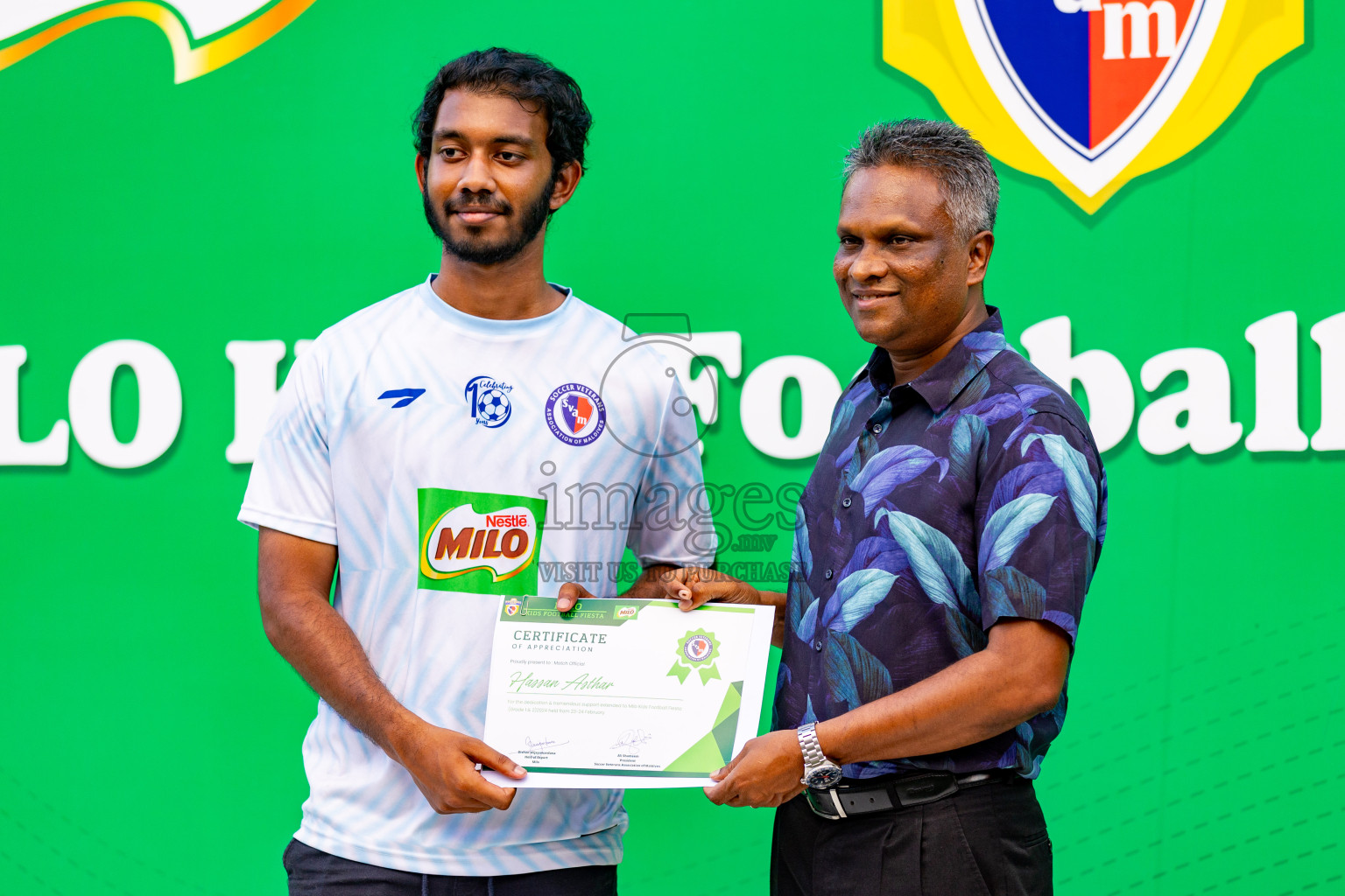 Day 2 of MILO Kids Football Fiesta was held at National Stadium in Male', Maldives on Saturday, 24th February 2024.