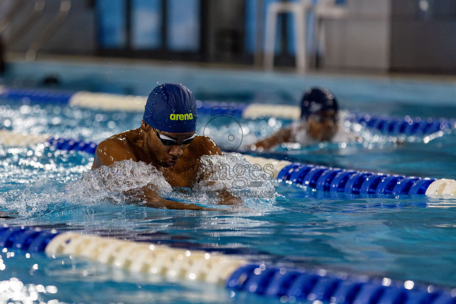 Day 2 of National Swimming Competition 2024 held in Hulhumale', Maldives on Saturday, 14th December 2024. Photos: Hassan Simah / images.mv