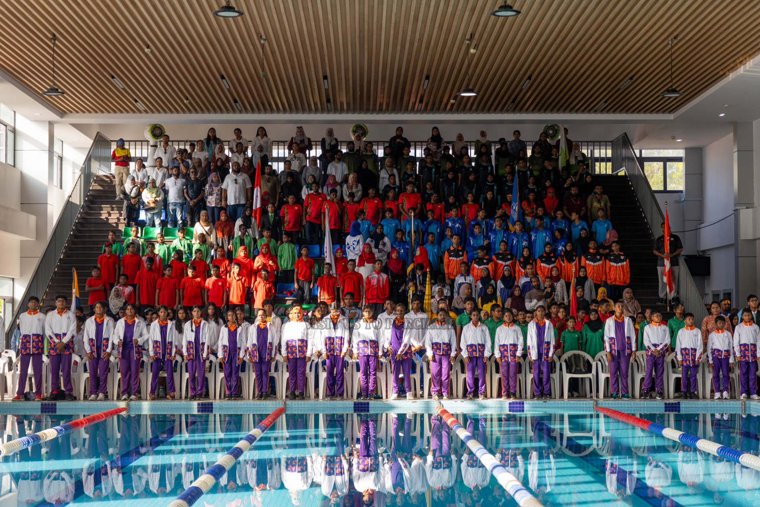 Closing ceremony of BML 20th Inter-School Swimming Competition was held in Hulhumale' Swimming Complex on Saturday, 19th October 2024. 
Photos: Ismail Thoriq