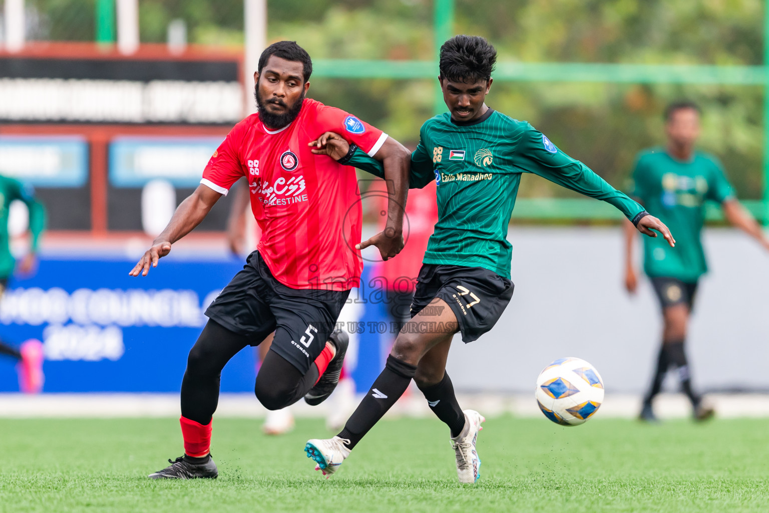 Baburu SC vs Furious SC from Manadhoo Council Cup 2024 in N Manadhoo Maldives on Saturday, 17th February 2023. Photos: Nausham Waheed / images.mv