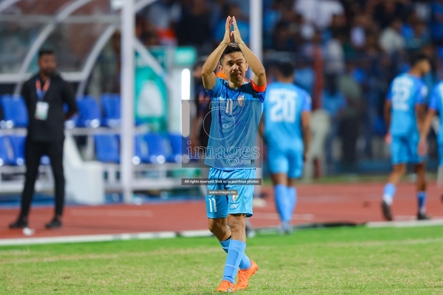 Lebanon vs India in the Semi-final of SAFF Championship 2023 held in Sree Kanteerava Stadium, Bengaluru, India, on Saturday, 1st July 2023. Photos: Nausham Waheed, Hassan Simah / images.mv