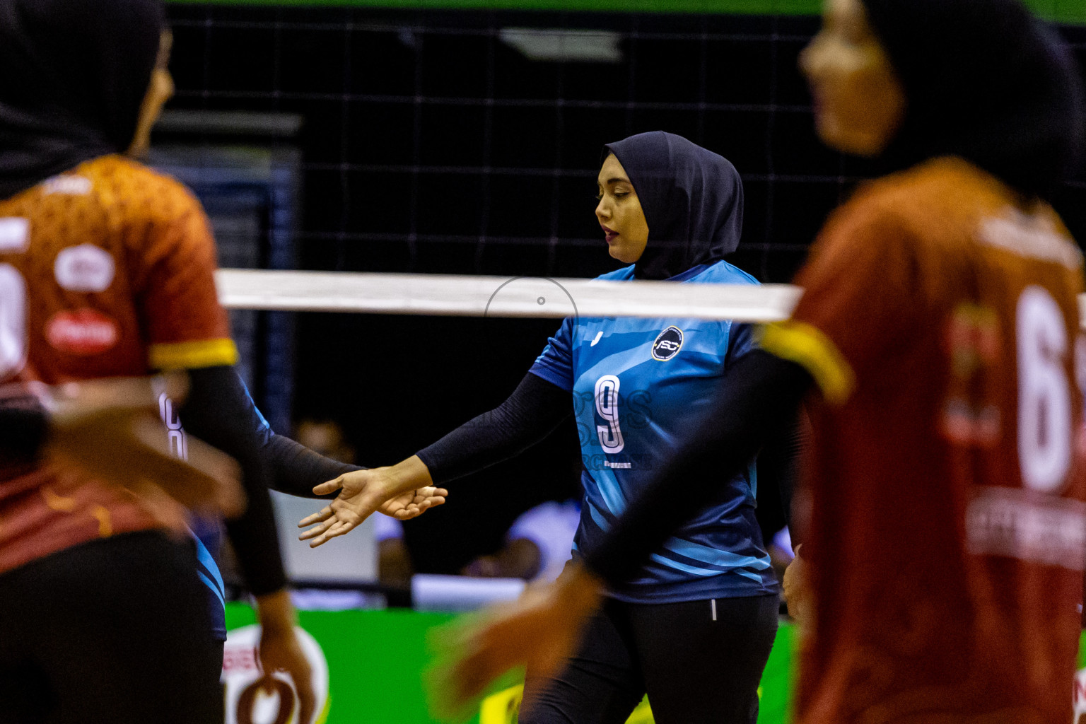 Day 2 of Women's Division of Milo VAM Cup 2024 held in Male', Maldives on Wednesday, 9th July 2024 at Social Center Indoor Hall Photos By: Nausham Waheed / images.mv