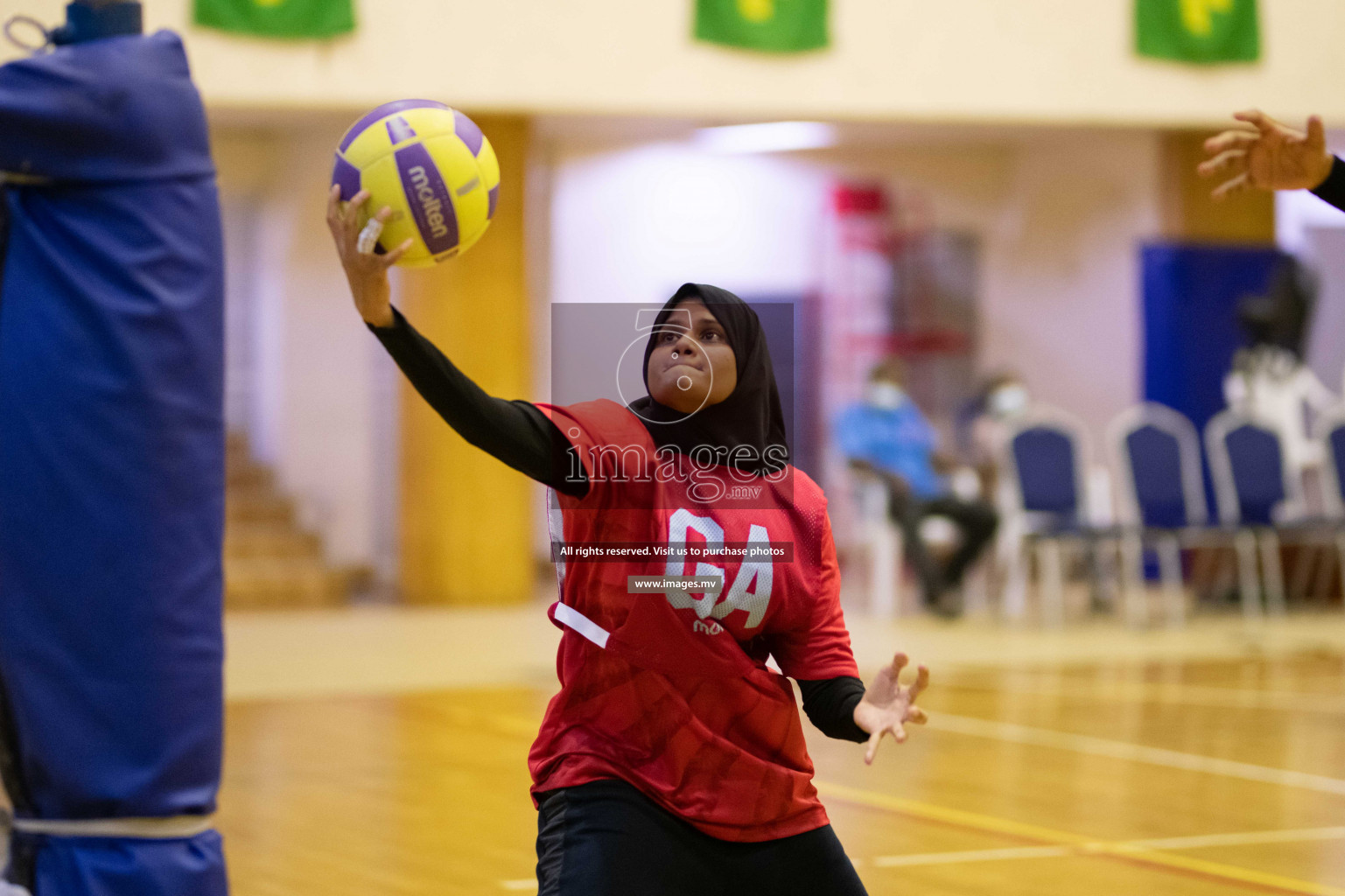 Milo National Netball Tournament 1st December 2021 at Social Center Indoor Court, Male, Maldives. Photos: Maanish/ Images Mv