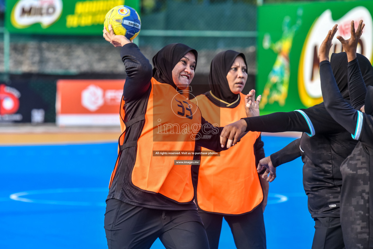 Day 8 of Milo 6th Inter Office Handball Tournament 2022 - Photos by Nausham Waheed