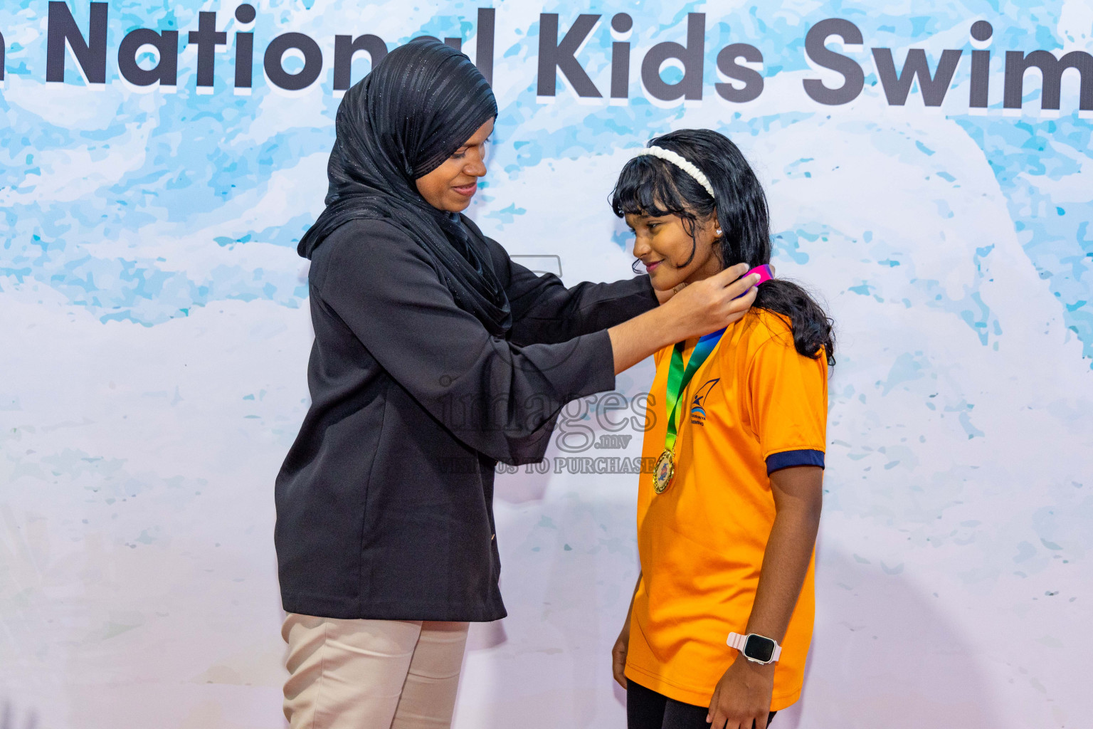 Closing Ceremony of 4th National Kids Swimming Festival 2023 on 9th December 2023, held in Hulhumale', Maldives Photos: Nausham Waheed / Images.mv