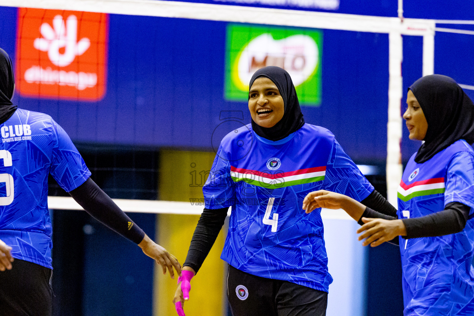 Day 3 of Women's Division of Milo VAM Cup 2024 held in Male', Maldives on Wednesday, 10th July 2024 at Social Center Indoor Hall Photos By: Nausham Waheed / images.mv