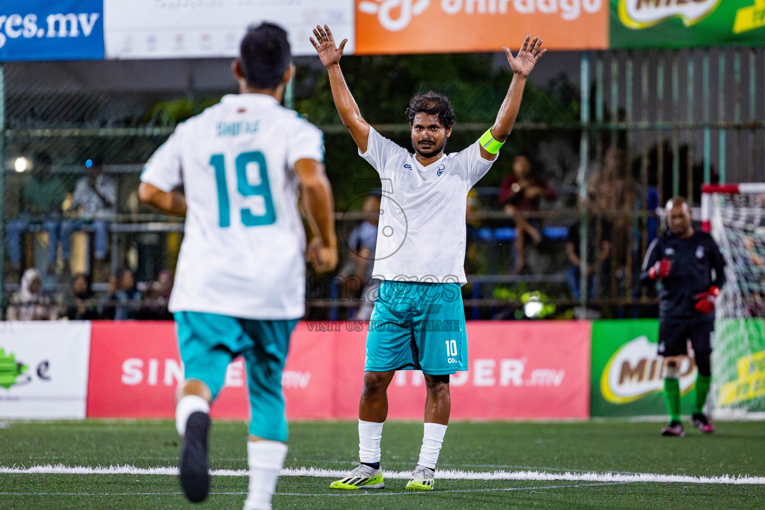 FEHI FAHI CLUB vs POSC in Club Maldives Classic 2024 held in Rehendi Futsal Ground, Hulhumale', Maldives on Sunday, 15th September 2024. Photos: Nausham Waheed / images.mv