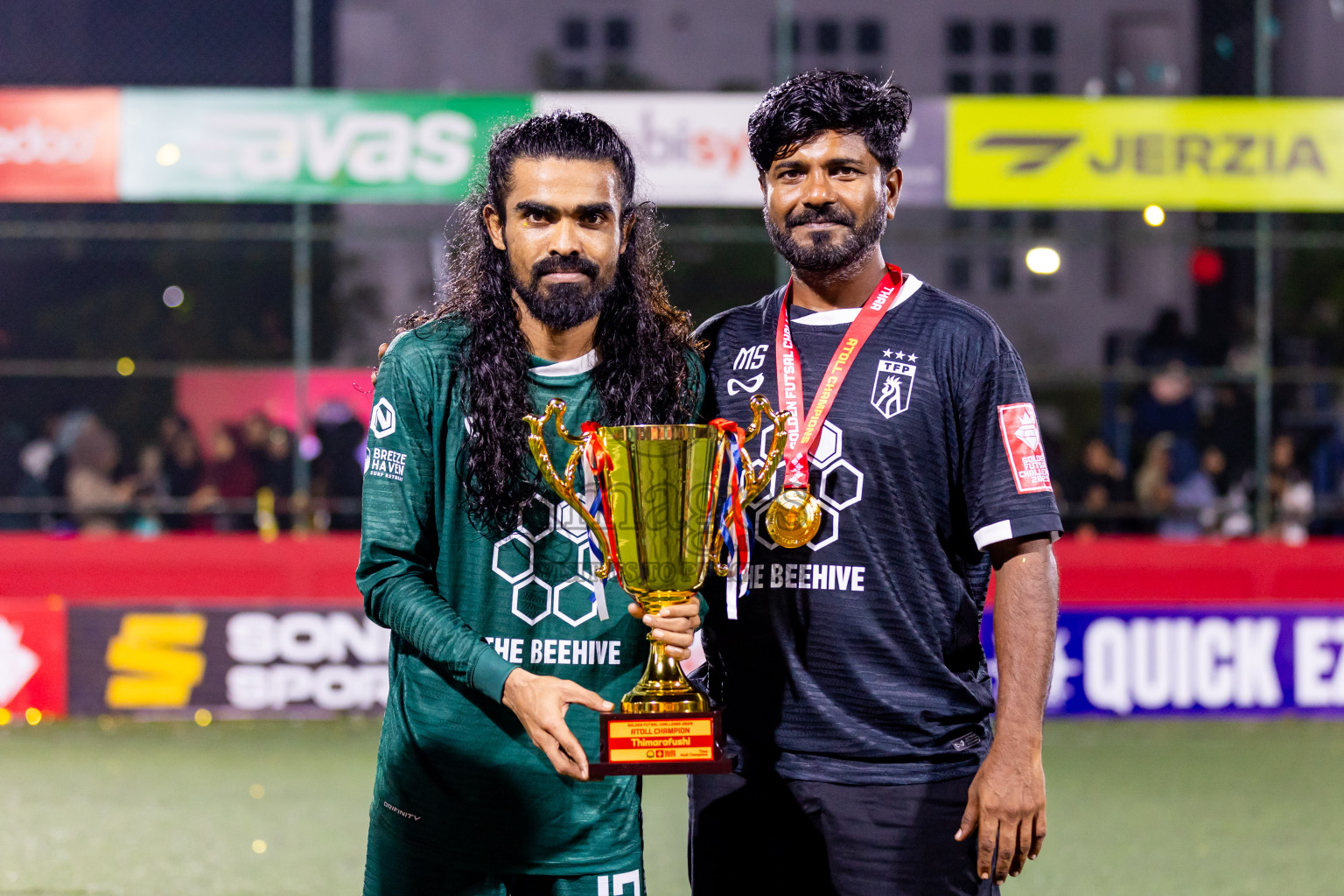 Th Thimarafushi vs Th Hirilandhoo in Thaa Atoll Finals Day 26 of Golden Futsal Challenge 2025 was held on Thursday , 30th January 2025, in Hulhumale', Maldives. Photos: Nausham Waheed / images.mv