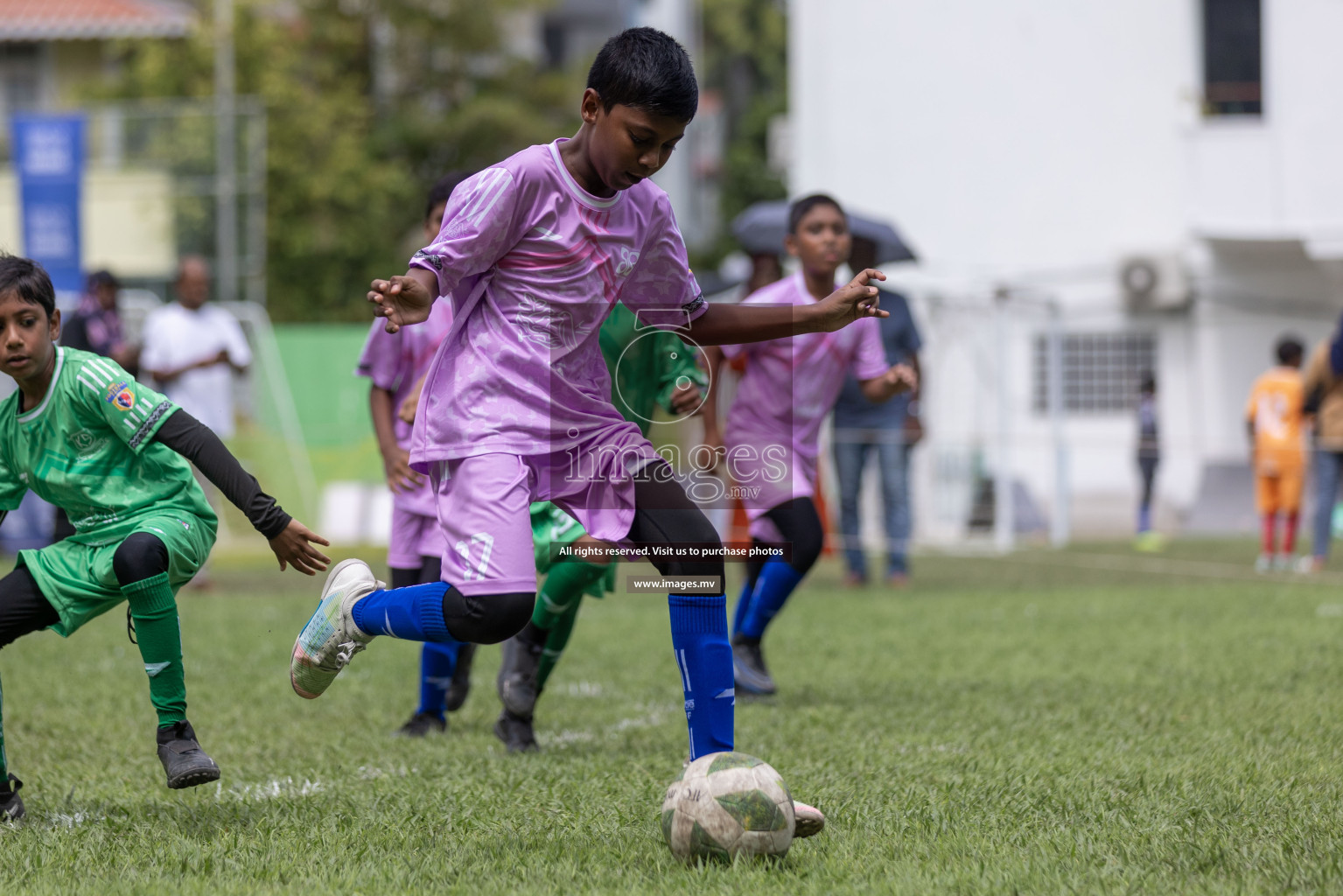 Day 1 of Nestle kids football fiesta, held in Henveyru Football Stadium, Male', Maldives on Wednesday, 11th October 2023 Photos: Shut Abdul Sattar/ Images.mv