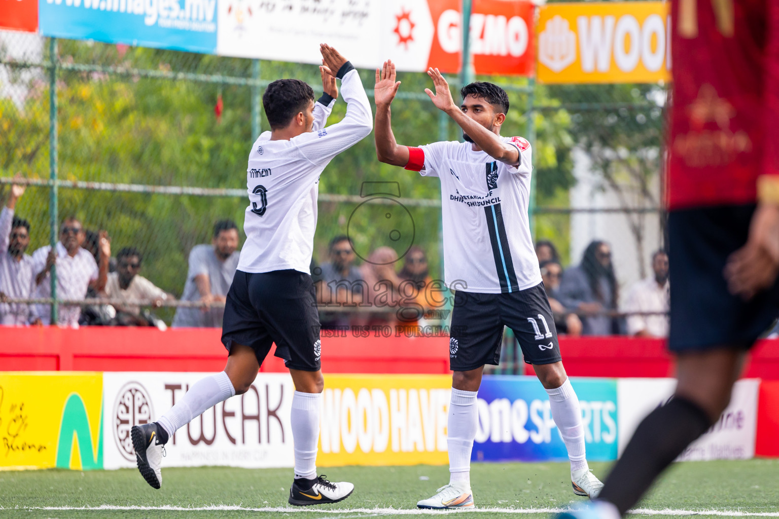K Dhiffushi vs K Maafushi in Day 15 of Golden Futsal Challenge 2025 was held on Sunday, 19th January 2025, in Hulhumale', Maldives. Photos: Nausham Waheed / images.mv