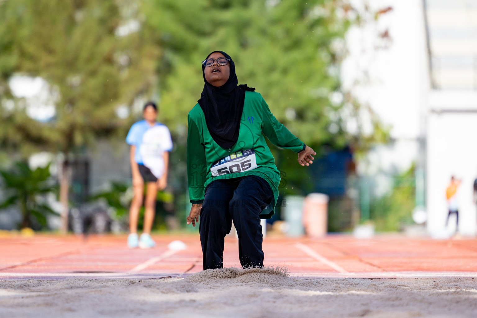 Day 1 of MWSC Interschool Athletics Championships 2024 held in Hulhumale Running Track, Hulhumale, Maldives on Saturday, 9th November 2024. 
Photos by: Ismail Thoriq, Hassan Simah / Images.mv