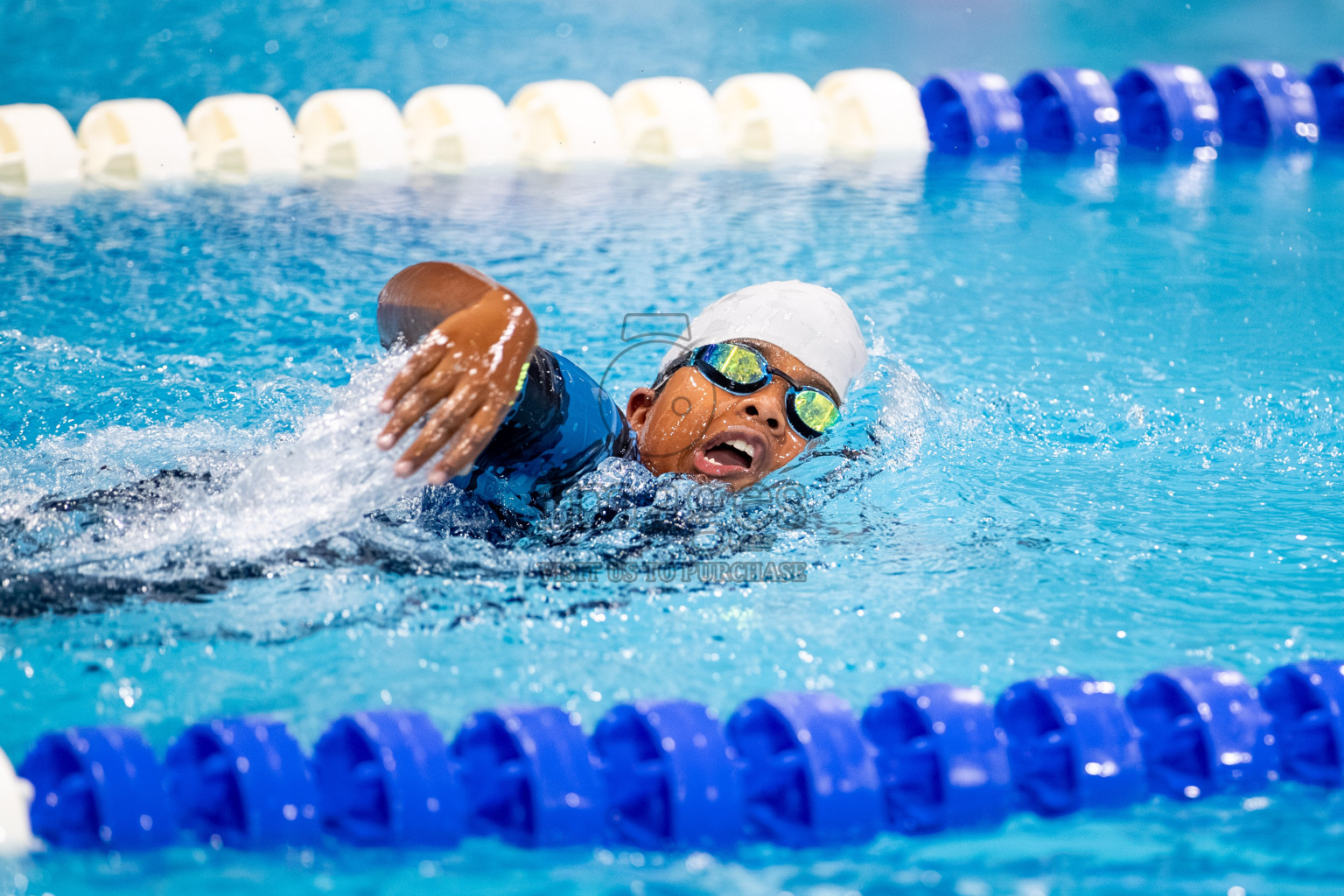Day 3 of BML 6th National Kids Swimming Kids Festival 2025 held in Hulhumale', Maldives on Wednesday, 5th November 2024. 

Photos: Hassan Simah / images.mv