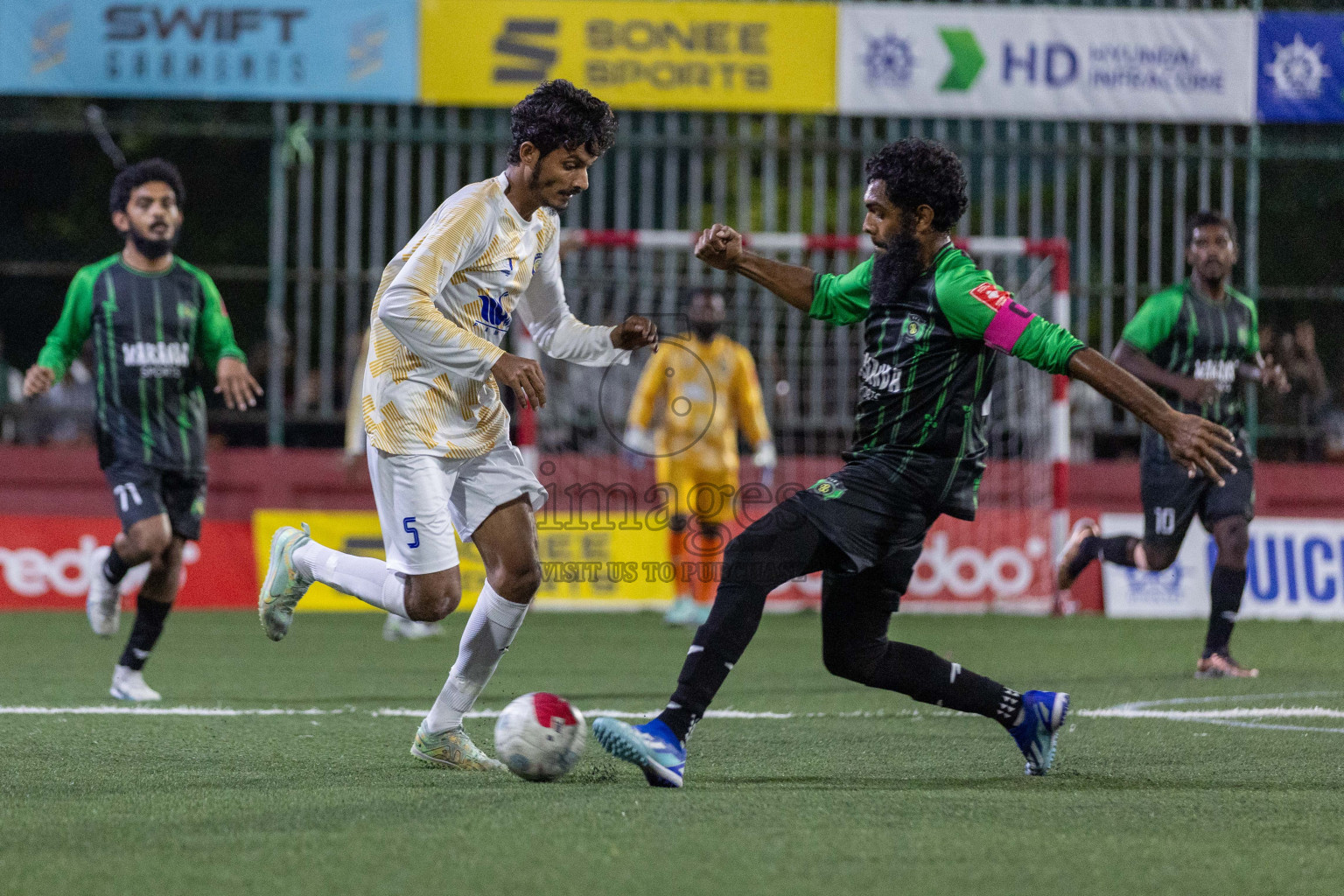 HA Vashafaru VS HA Baarah in Day 13 of Golden Futsal Challenge 2024 was held on Saturday, 27th January 2024, in Hulhumale', Maldives Photos: Nausham Waheed / images.mv