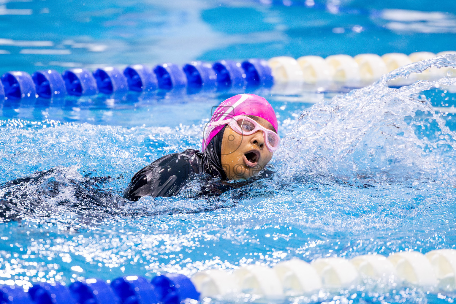 Day 2 of BML 21st Interschool Swimming Competition 2025 was held in Hulhumale' Swimming Pool, Hulhumale', Maldives on Sunday, 12th October 2025. Photos: Ismail Thoriq / images.mv