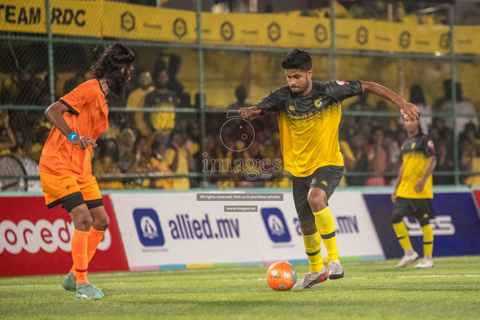 RRC Vs FSM in the Semi Finals of Club Maldives 2021 held in Hulhumale, Maldives on 19 December 2021. Photos: Nausham Waheed / images.mv