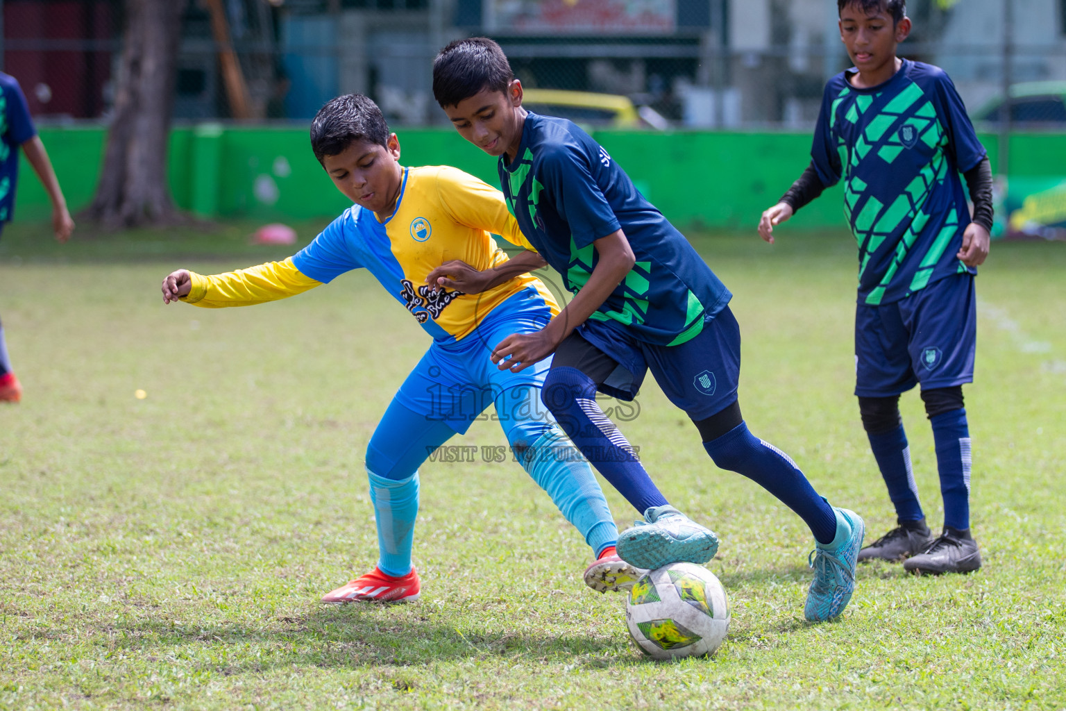 Day 3 of MILO Academy Championship 2024 - U12 was held at Henveiru Grounds in Male', Maldives on Saturday, 6th July 2024. Photos: Mohamed Mahfooz Moosa / images.mv