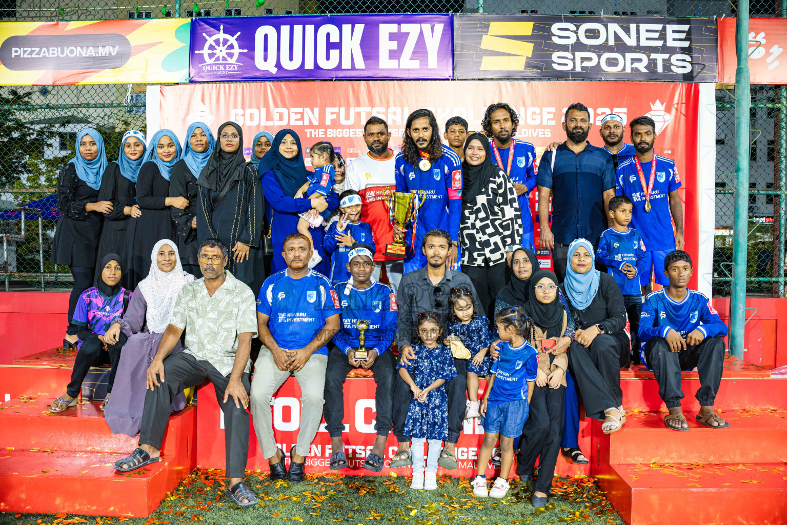 AA. Mathiveri VS AA. Thoddoo in Atoll Round Final on Day 20 of Golden Futsal Challenge 2025 was held on Thursday, 23rd January 2025, in Hulhumale', Maldives. Photos: Abdulla Abeed / images.mv