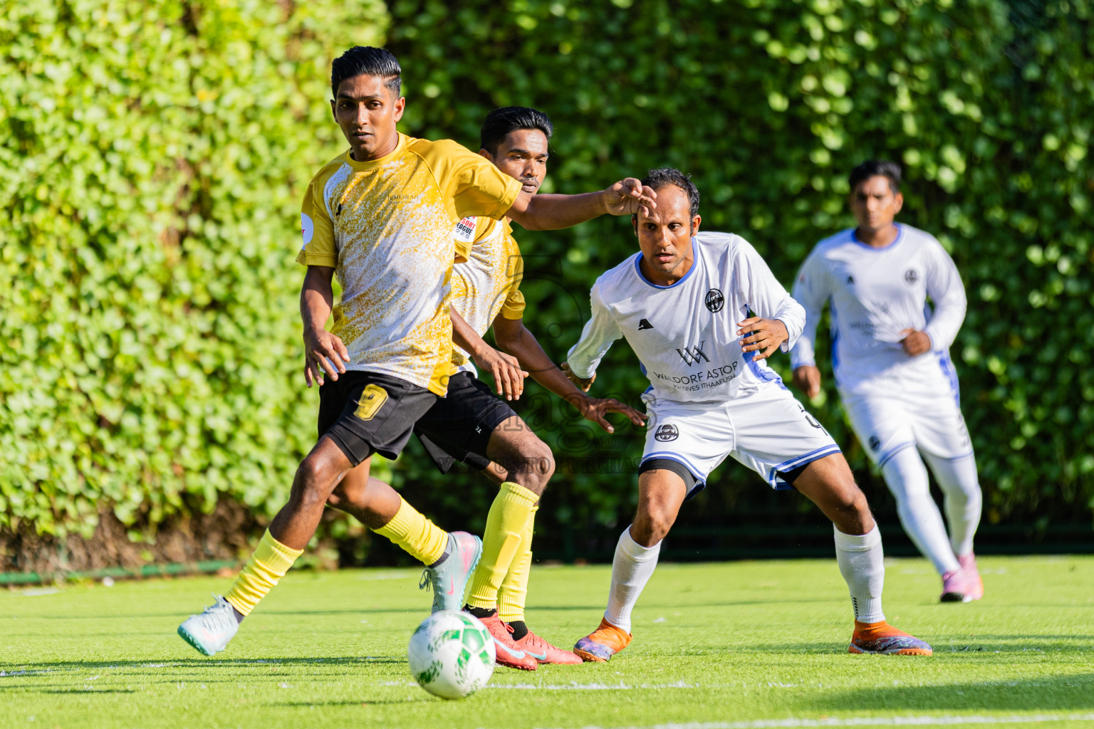 Waldorf Astoria vs Jumeirah Olhaheli in Resort Super League 2025 was held on Tuesday, 28th October 2025 in Jumeirah Olhaheli Island Maldives, Photos: Areef Adam / images.mv