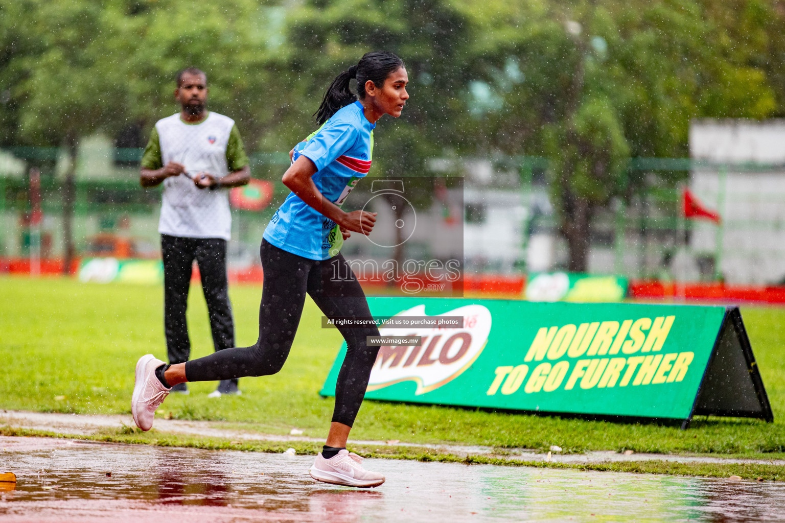 Day 2 of National Athletics Championship 2023 was held in Ekuveni Track at Male', Maldives on Friday, 24th November 2023. Photos: Hassan Simah / images.mv