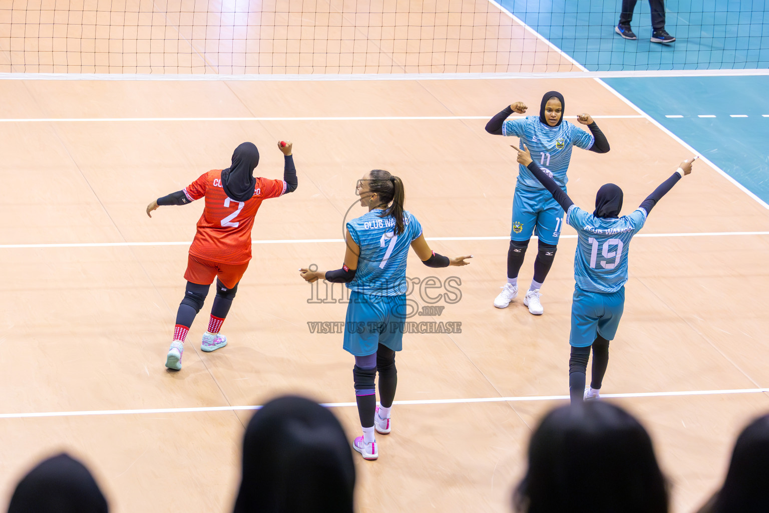 Club WAMCO vs Police Club in the final of National Volleyball Championship 2024 (women's division) was held in Social Center Indoor Hall on Thursday, 24th October 2024. 
Photos: Ismail Thoriq / images.mv