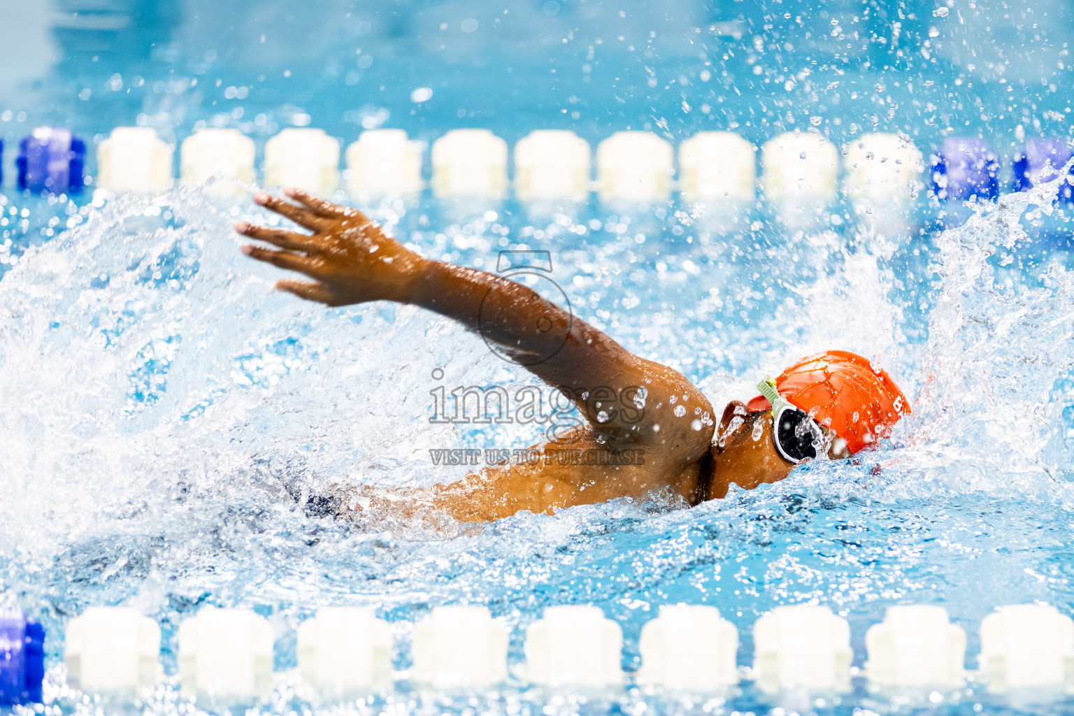 Day 2 of BML 6th National Kids Swimming Kids Festival 2025 held in Hulhumale', Maldives on Tuesday, 4th November 2024. Photos: Hassan Simah / images.mv