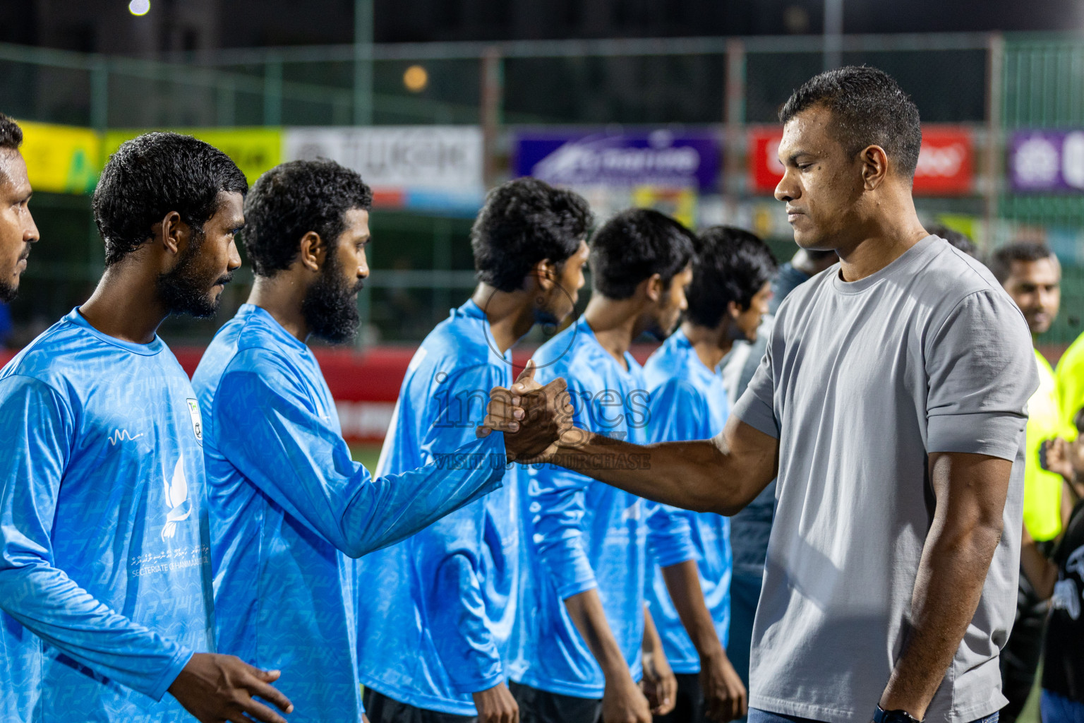 HDh Hanimaadhoo vs HDh Makunudhoo in Day 5 of Golden Futsal Challenge 2025 on Thursday, 9th January 2025, in Hulhumale', Maldives 
Photos: Hassan Simah / images.mv