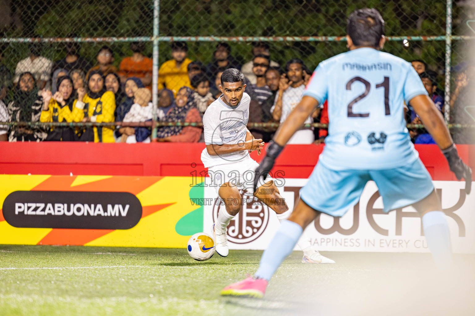 HA. Vashfaru vs HA. Utheemu in Day 1 of Golden Futsal Challenge 2025 on Sunday, 5th January 2025, in Hulhumale', Maldives 
Photos: Nausham Waheed / images.mv