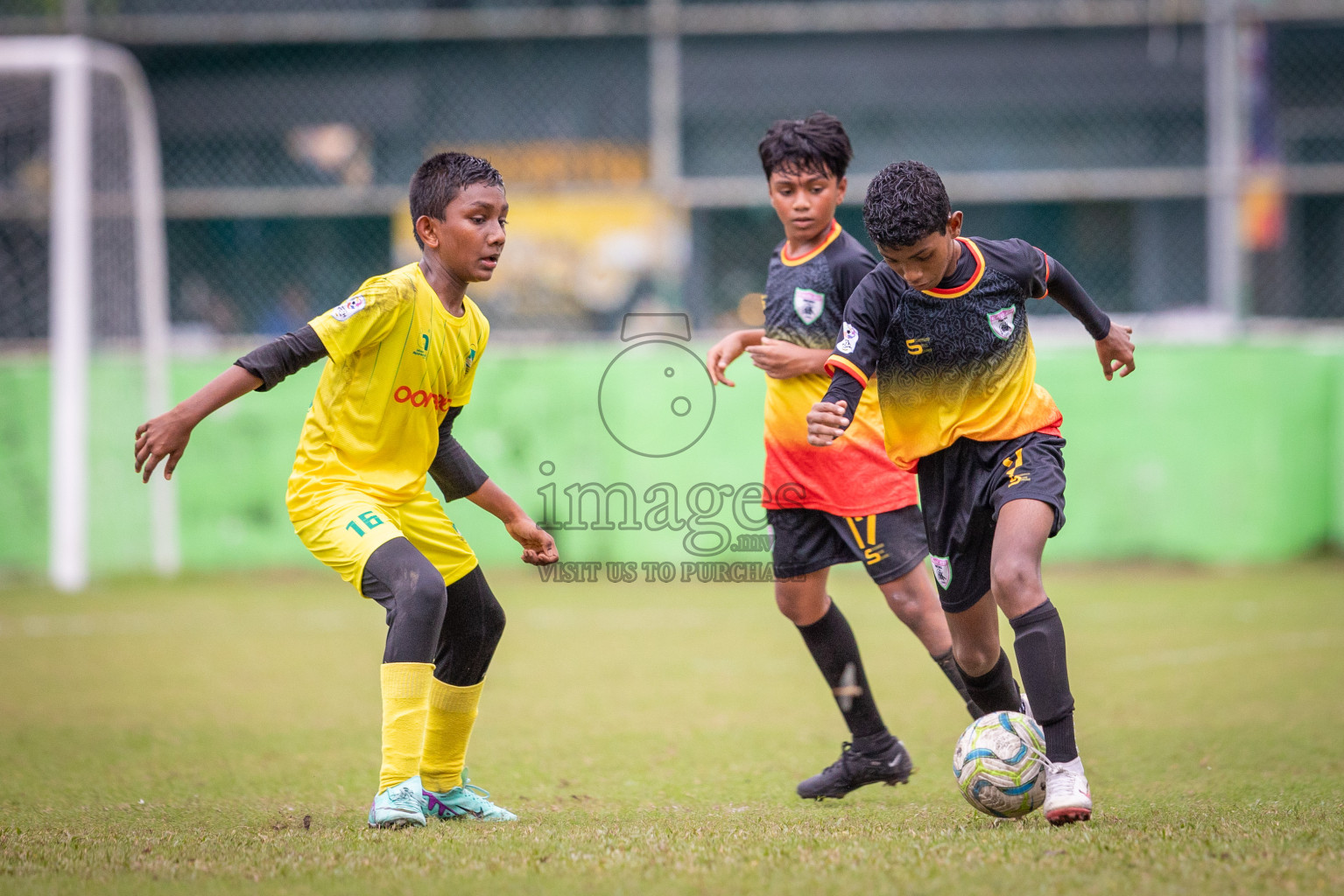 Eagles vs Maziya (U12) in Dhivehi Youth League 2024 - Day 2. Matches held at Henveiru Stadium on 22nd November 2024 , Friday. Photos: Shuu Abdul Sattar/ Images.mv