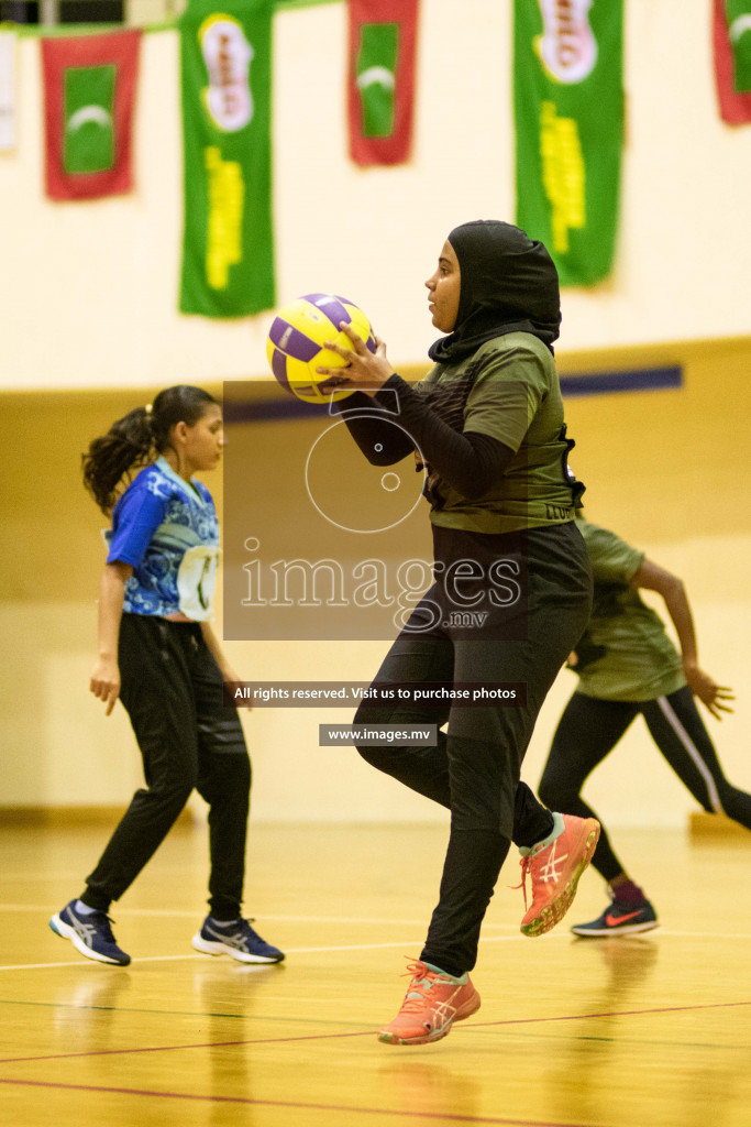 Green Streets vs Mahibadhoo Sports Club in the Semi Finals of Milo National Netball Tournament 2021 held on 3 December 2021 in Male', Maldives, Photos by Maanish