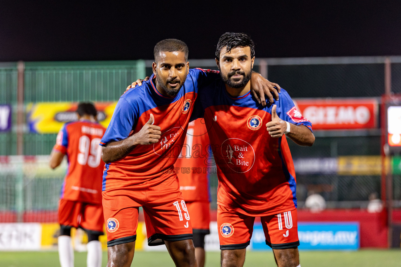 S Maradhoo vs S Meedhoo in Day 12 of Golden Futsal Challenge 2025 was held on Thursday, 16th January 2025, in Hulhumale', Maldives.
Photos: Hassan Simah / images.mv