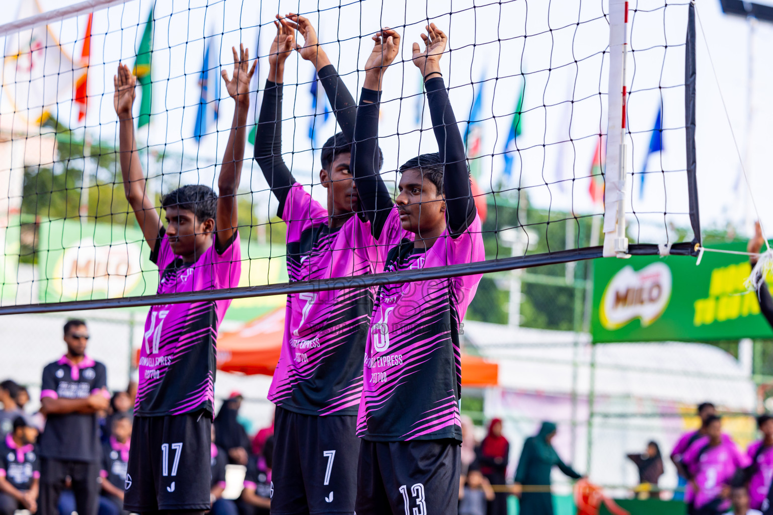 Day 13 of Interschool Volleyball Tournament 2024 was held in Ekuveni Volleyball Court at Male', Maldives on Thursday, 5th December 2024. Photos: Nausham Waheed / images.mv