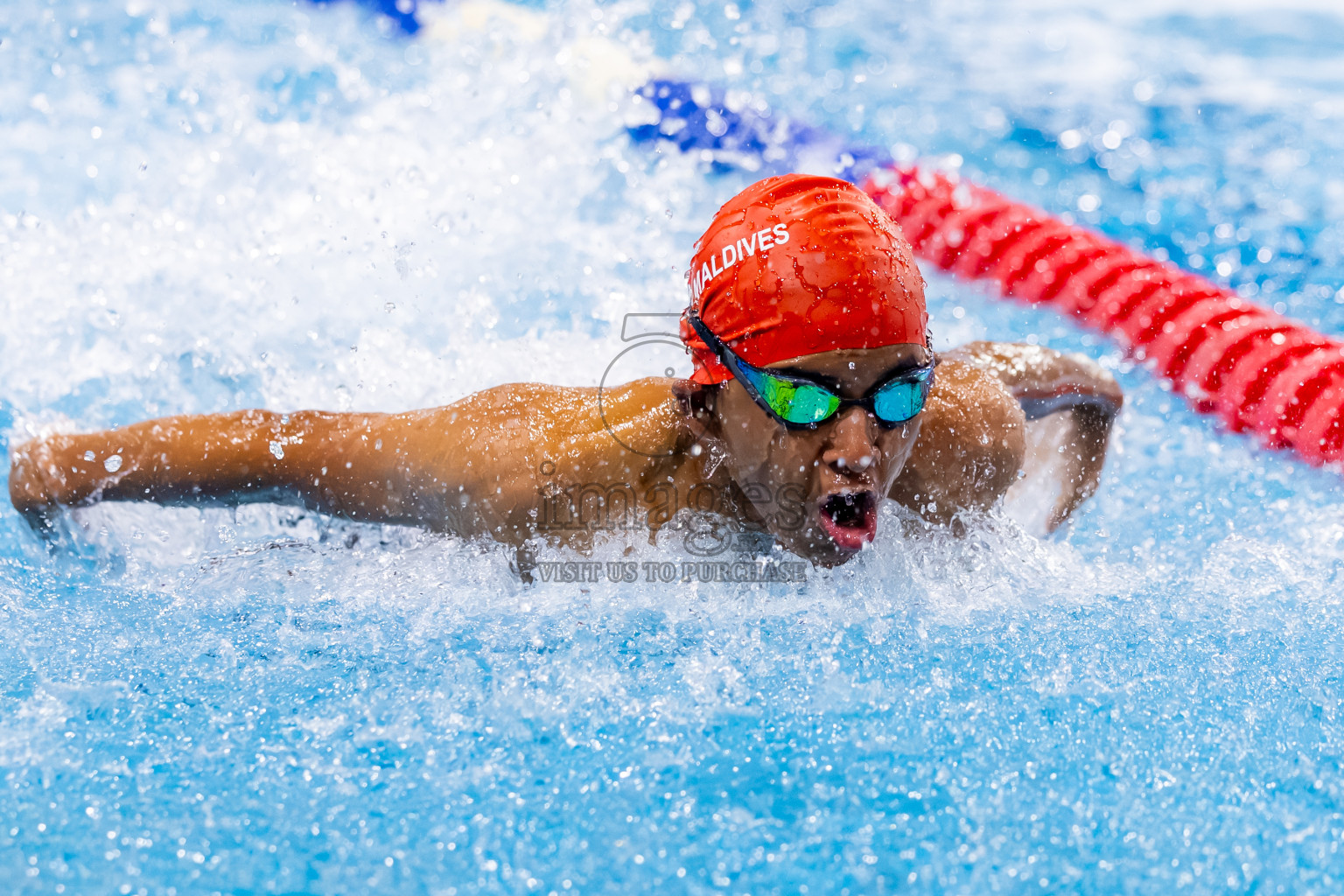 Day 3 of BML 21st Interschool Swimming Competition 2025 was held in Hulhumale' Swimming Pool, Hulhumale', Maldives on Monday, 13th October 2025. Photos: Nausham Waheed / images.mv
