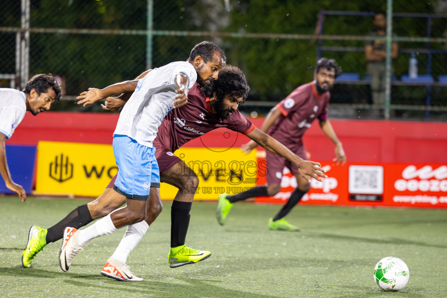 Smartown FC vs Maldives Post Limited in Day 7 of Office League 2025 was held on Tuesday, 22nd April 2025 in Hulhumale', Maldives. Photos: Ismail Thoriq / images.mv
