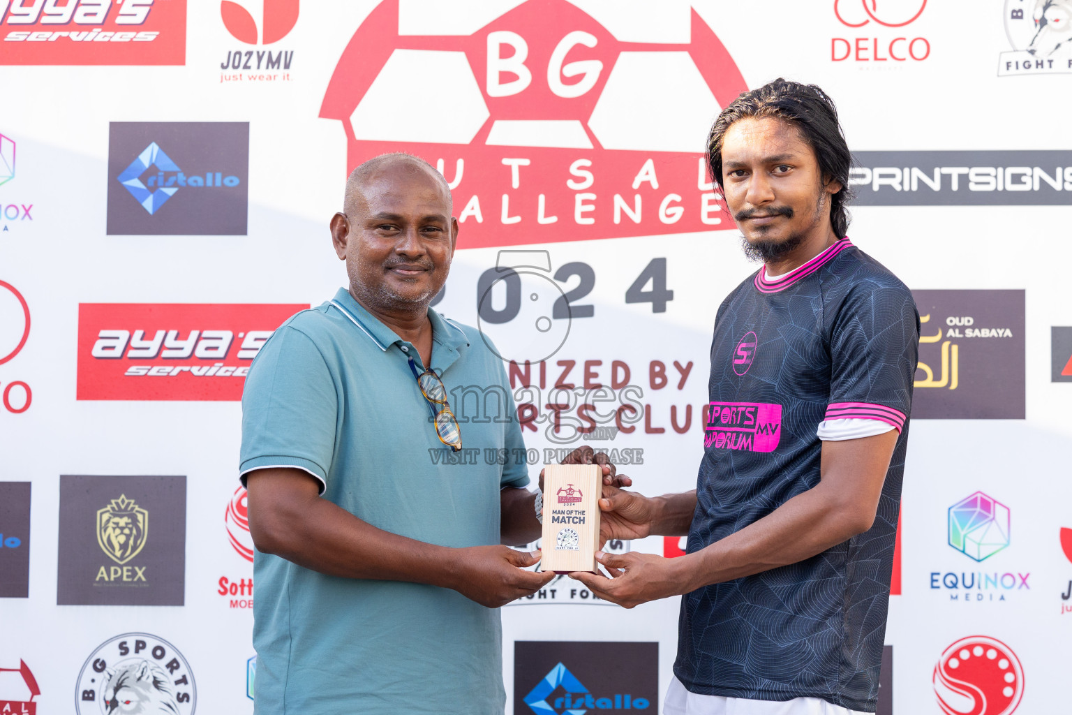 JJ Sports Club vs Green Lakers in Day 9 of BG Futsal Challenge 2024 was held on Wednesday, 20th March 2024, in Male', Maldives
Photos: Ismail Thoriq / images.mv
