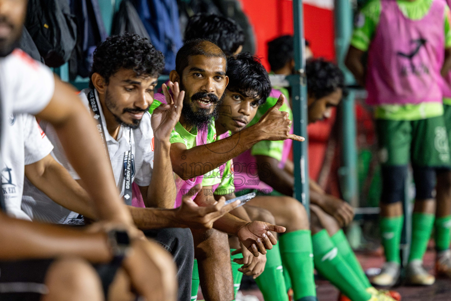 F Bilehdhoo VS F Feeali in Day 21 of Golden Futsal Challenge 2025 was held on Saturday, 25 January 2025, in Hulhumale', Maldives. 
Photos: Hassan Simah / images.mv