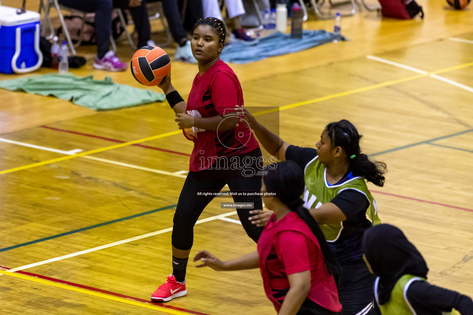 Lorenzo Sports Club vs Youth United Sports Club in the Milo National Netball Tournament 2022 on 20 July 2022, held in Social Center, Male', Maldives. Photographer: Hassan Simah / Images.mv